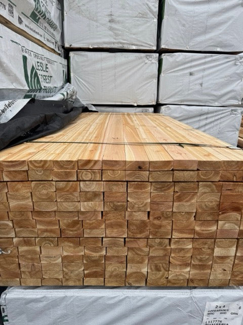 2x4x8 Cedar Smooth S4S Apperance Grade