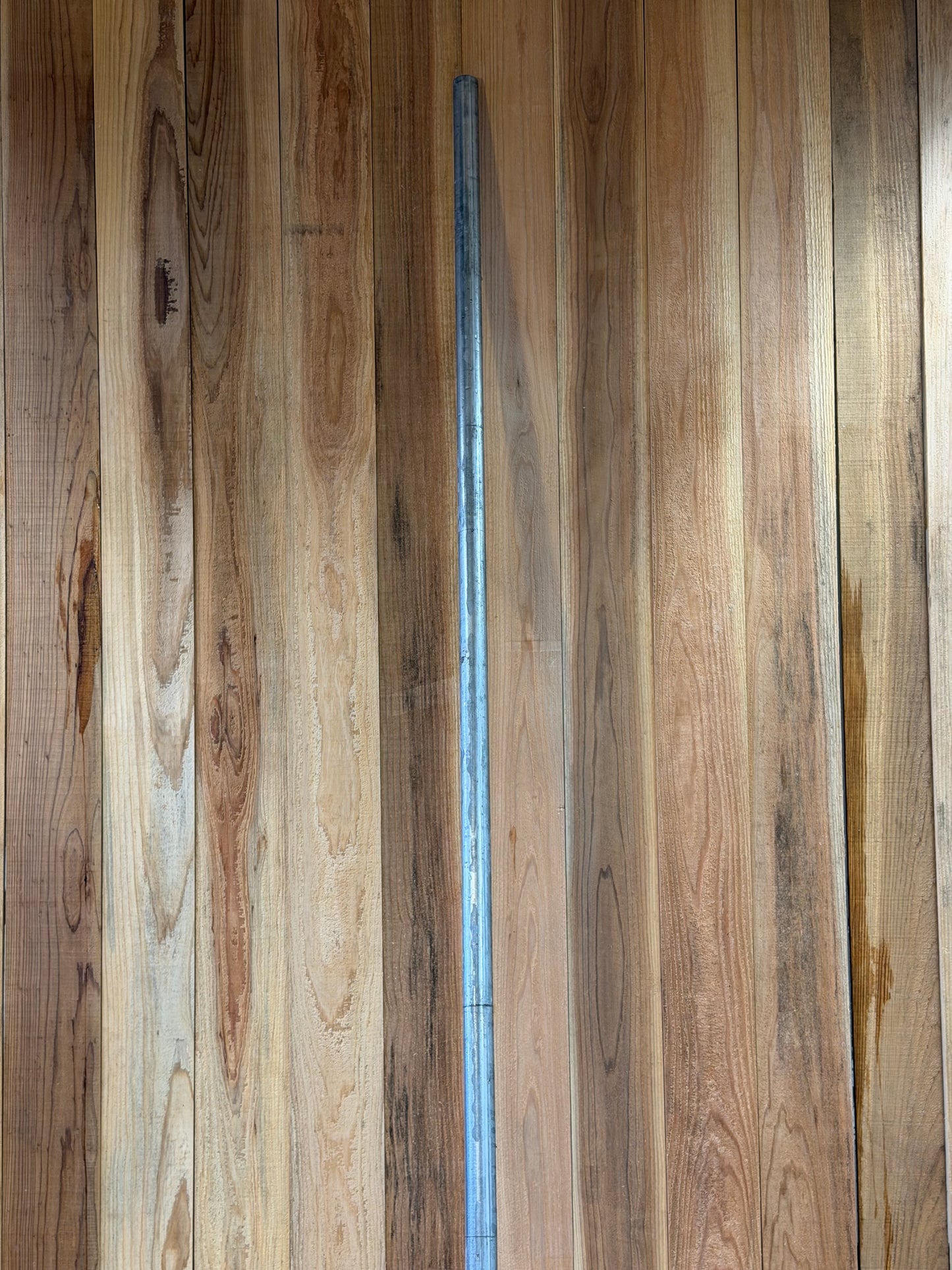 1 5/8" x 8 ft 40wt Galvanized Steel Drive Pipe (For 4ft Fence)