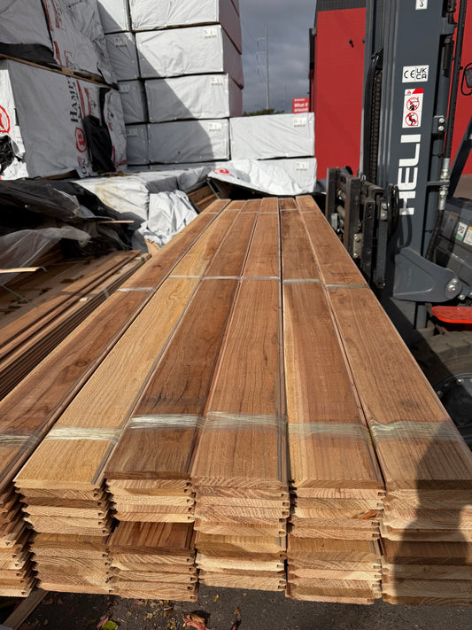 1x6x12 Cedar V-Groove Tongue & Groove (Rough/Smooth)
