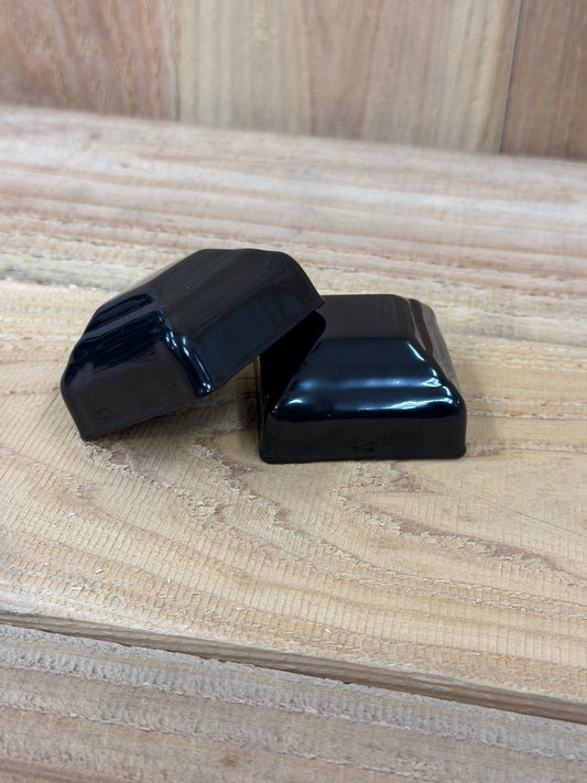 2" x 2" Black Ornamental Post Cap