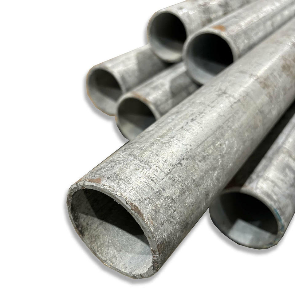 3 in x 8 ft 40wt Galvanized Steel Pipe