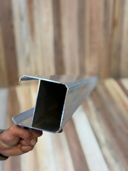 5x5x108 in Aluminum A-Frame Gate Post Stiffener