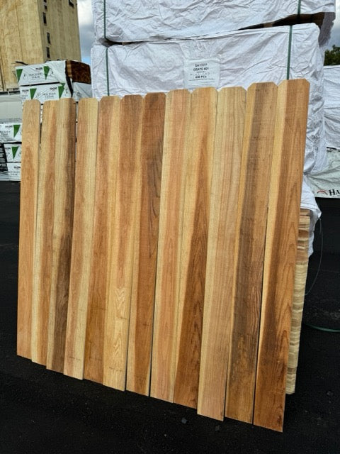 1x5.5x6 Clear Cedar Kiln Dried #1 Picket DE