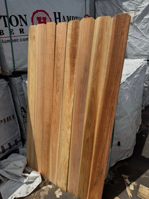 1x6x6 Clear Cedar Kiln Dried #1 Picket DE