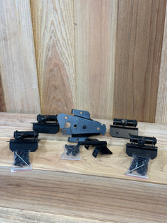 Double Gate Ornamental Steel Gate Hardware Set (4 Hinges, 1 Latch)